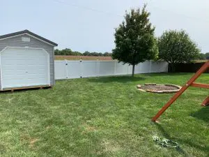 white vinyl fence maryville il