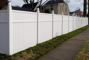 white vinyl fence installation maryville il