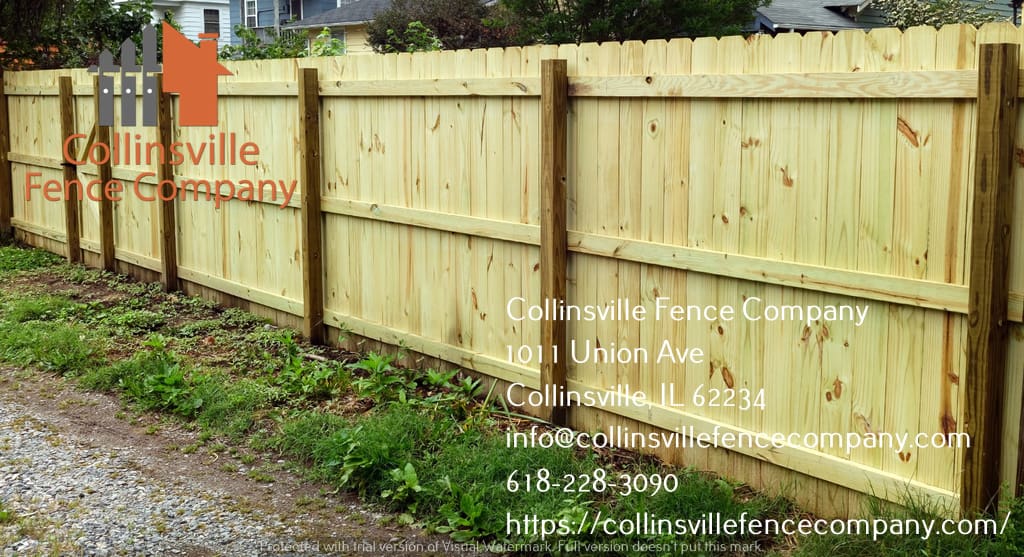 cedar fence contractor collinsville il